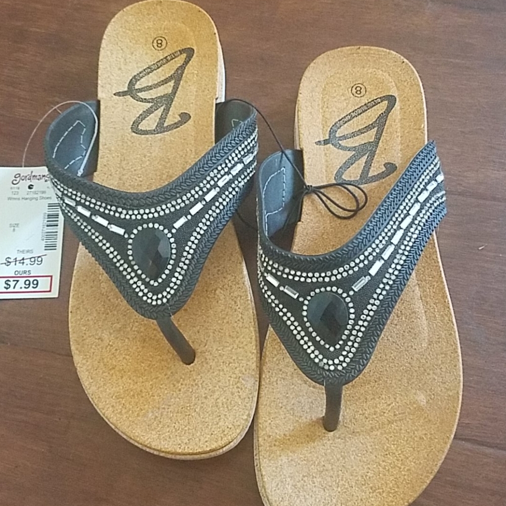 Black Flip flops
